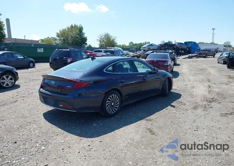 2022 Hyundai Sonata Hybrid Limited from USA, damaged, VIN KMHL54JJ4NA044741